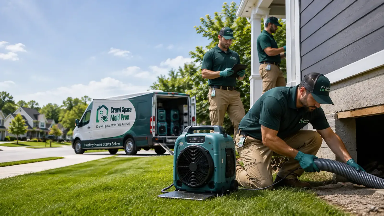 Crawl Space Mold Removal in Porter Ranch, CA